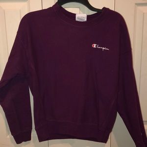 Purple Champion Crewneck